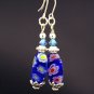 Handmade Lamp work with Bali Beads (True Blue)