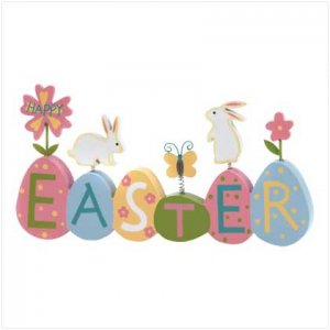 #12625 Easter Egg Tabletop Sign