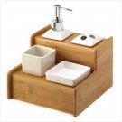#12897 Bamboo Bath Organizer