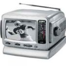 Coby CX-TV1 5" Black-and-White TV with AM/FM Tuner