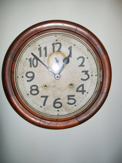 Antique Railroad Wall Clock