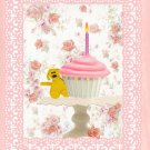 HMD Pink Roses Cupcake Dog-Style 16d