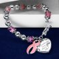 Where There Is love Pink Ribbon Bracelet