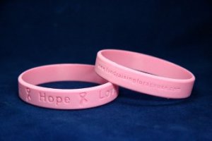 Pink Silicone Bracelets