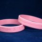 Pink Silicone Bracelets