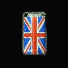 Bling Crystal UK Flag Hard Case Cover for Apple iPhone 3G 3GS