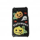 Halloween Bling Rhinestone Crystal Hard Skin Case Cover for Apple iPhone 4G OS 4 HB