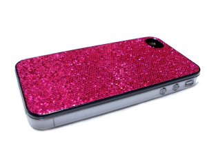 Bling Pink Back Hard Case Cover for Apple iPhone 4 4G