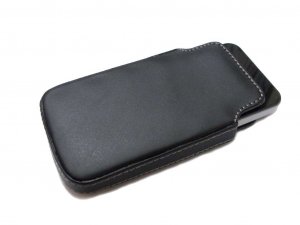 Genuine Sheep Leather Case Cover Pouch for Apple iPhone 4 4G 4S + Screen Protector