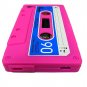 Cassette Tape Silicone Skin Case Cover for Apple iPhone 4 4G 4S Pink
