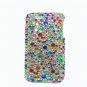 Bling Rhinestone Rainbow Back Hard Case Cover for Apple iphone 3G 3GS