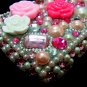 Bling Rhinestone Crystal Pink Flower Case Cover for Blackberry 9700 9780 Bold B004