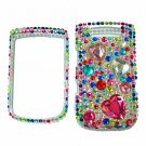 Bling Rhinestone Crystal Red Heart Case Cover for Blackberry 9800 Torch B001