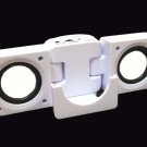 Portable Stereo Speaker for Samsung i9100 Galaxy S 2 II White