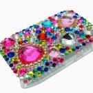 Bling Rhinestone Crystal Red Heart Case Cover for Blackberry 8520 8530 Curve RH