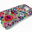 Bling Rhinestone Crystal Red Heart Case Cover for Samsung i9100 Galaxy S 2 II