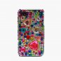 Bling Rhinestone Crystal Red Heart Hard Case Cover for Apple iPhone 4 4G 4S