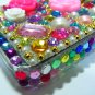 Bling Rhinestone Crystal Multi Color Flower Hard Case Cover for Apple iPhone 4 4G 4S