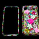Bling Rhinestone Crystal Rainbow Flower Case Cover for Samsung i9000 Galaxy S RF