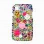 Bling Rhinestone Crystal Flower Case Cover for Samsung i9000 Galaxy S MF