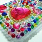 Bling Rhinestone Crystal Red Heart Case Cover for Samsung i9000 Galaxy S