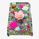 Bling Rhinestone Crystal Multi Flower Hard Case Cover for Apple iPod Touch 4 4G 4th Gen MF