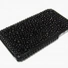 Bling Rhinestone Crystal Black Hard Case Cover for Apple iPhone 4 4G 4S