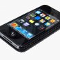 Bling Rhinestone Crystal Black Hard Case Cover for Apple iPhone 4 4G 4S