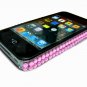 Bling Rhinestone Crystal Leopard Pink Hard Case Cover for Apple iPhone 4 4G 4S