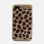 Bling Rhinestone Crystal Leopard Gold Hard Case Cover for Apple iPhone 4 4G 4S FG