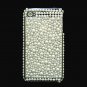Bling Rhinestone Pearl White Back Hard Case Cover for Apple iPhone 4 4G 4S