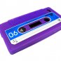 Cassette Tape Silicone Skin Case Cover for Apple iPhone 4 4G 4S Purple