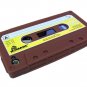 Cassette Tape Silicone Skin Case Cover for Apple iPhone 4 4G 4S Brown