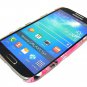 Bling Crystal Pearl Bow Flower Pink Hard Case Cover For Samsung i9500 Galaxy S4 BW
