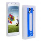 Cassette Tape Pattern Silicone Soft Skin Case Cover for Samsung i9500 Galaxy S4 Clear
