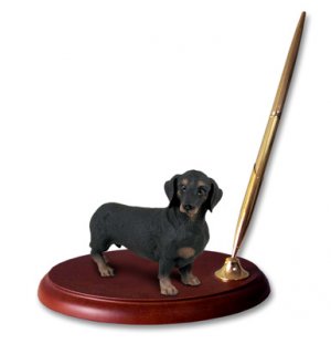 Dachshund, Black Pen Set