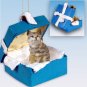 Bobcat  Blue Gift Box Ornament