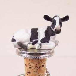 Holstein Cow Bottle Stopper