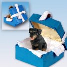BGBD11 Rottweiler  Blue Gift Box Ornament