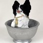 DFLS47B Papillion Black & White My Dog Special Edition