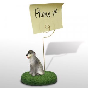 DMH76 Irish Wolfhound Memo Holder