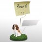 DMH80A Cavalier King Charles, Brown & White Memo Holder