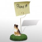 DMH99A Australian Shepherd Brown Memo Holder