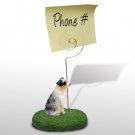 DMH99C Australian Shepherd Blue, Docked Memo Holder