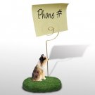 DMH99D Australian Shepherd Brown, Docked Memo Holder