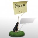 DMH99F Australian Shepherd Tricolor, Docked Memo Holder