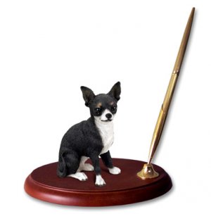 DPH06A Chihuahua, Black & White Pen Set