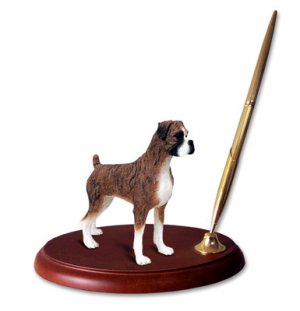 DPH102C Boxer, Brindle, Uncropped Pen Set