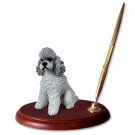 DPH104B Poodle, Gray, Sport cut Pen Set