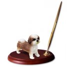 DPH128B Shih Tzu, Tan, Sport cut Pen Set